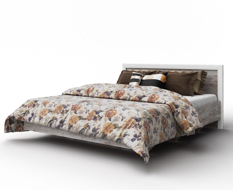 Kvaliteetne ning tugev voodi Estel 90 * 200 cm.